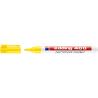 edding 4-400005  400 Permanentmarker gelb
