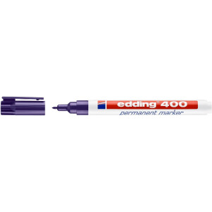 edding 4-400008  400 Permanentmarker violett