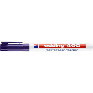 edding 4-400008  400 Permanentmarker violett