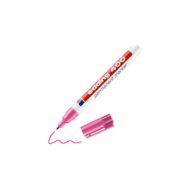 edding 4-400009  400 Permanentmarker pink