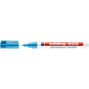 edding 4-400010  400 Permanentmarker hellblau