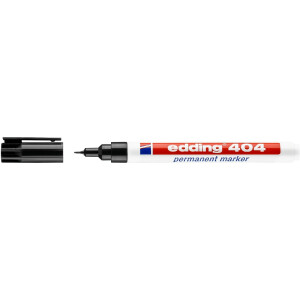 edding 4-404001  404 Permanentmarker schwarz