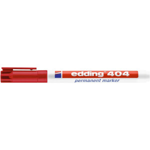 edding 4-404002  404 Permanentmarker rot
