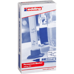 edding 4-404999  404 Permanentmarker 10er-Faltschachtel sortiert