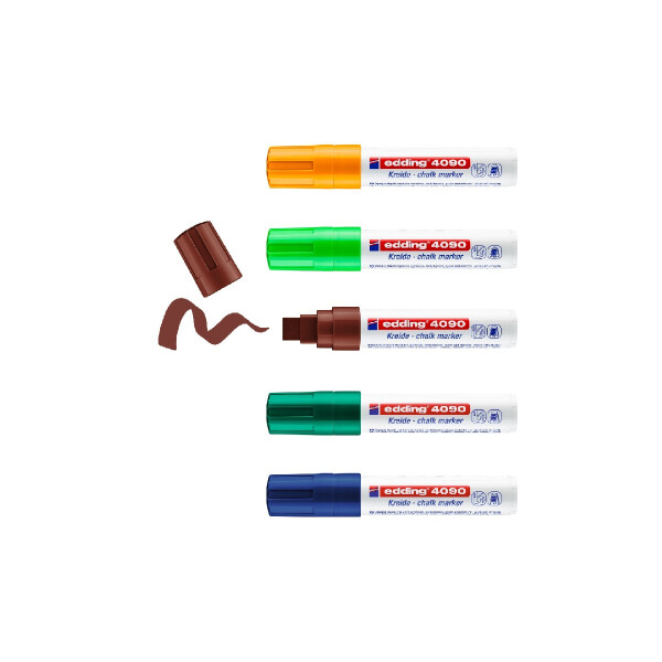 edding 4-4090099  4090 Kreidemarker 5er-Faltschachtel sortiert