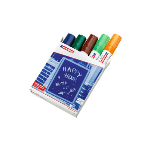 edding 4-4090099  4090 Kreidemarker 5er-Faltschachtel...