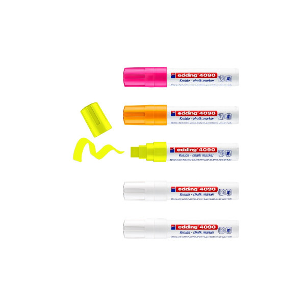 edding 4-4090-5999  4090 Kreidemarker 5er-Set sortiert