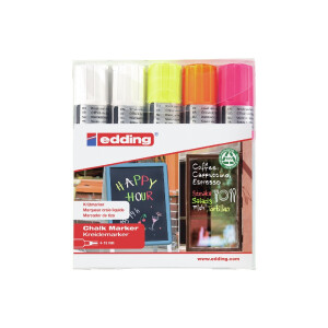 edding 4-4090-5999  4090 Kreidemarker 5er-Set sortiert