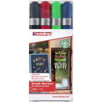 edding 4-4095-4999  4095 Kreidemarker 4er-Set sortiert