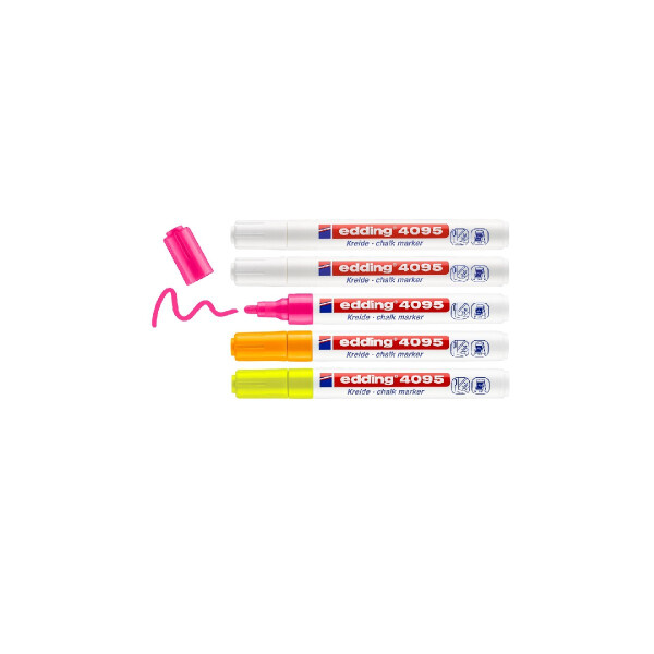 edding 4-4095-5999  4095 Kreidemarker 5er-Set sortiert