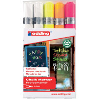 edding 4-4095-5999  4095 Kreidemarker 5er-Set sortiert