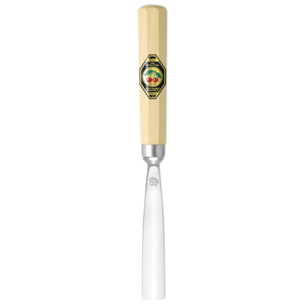 Kirschen 3109006 Bildhauerbeitel mit Weißbuchenheft, 6 mm Stich 9, gerade, Achtkantform
