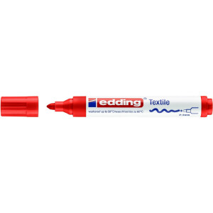 edding 4-4500002  4500 Textilmarker rot