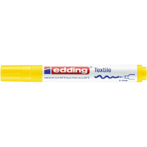 edding 4-4500005  4500 Textilmarker gelb