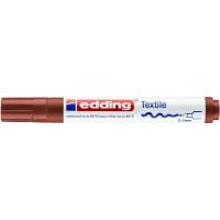edding 4-4500007  4500 Textilmarker braun