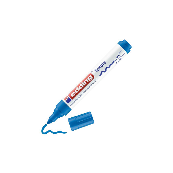 edding 4-4500010  4500 Textilmarker hellblau