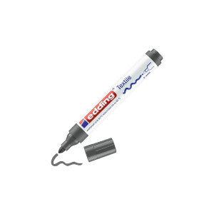 edding 4-4500012  4500 Textilmarker grau