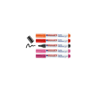 edding 4-4500-5999  4500 Textilmarker 5er-Set sortiert warm