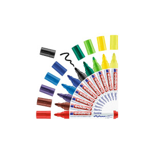 edding 4-4500999  4500 Textilmarker 10er-Faltschachtel...