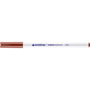 edding 4-4600007  4600 Textilstift braun