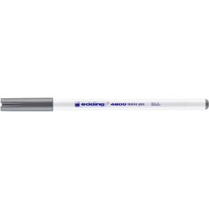 edding 4-4600012  4600 Textilstift grau
