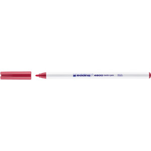 edding 4-4600019  4600 Textilstift karminrot