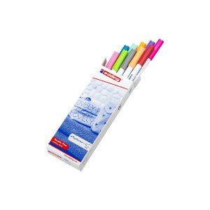 edding 4-4600099  4600 Textilstift 10er-Faltschachtel...
