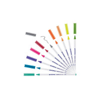 edding 4-4600-10099  4600 Textilstift 10er-Set sortiert fun