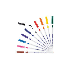 edding 4-4600-10999  4600 Textilstift 10er-Set sortiert...