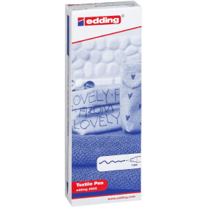 edding 4-4600999  4600 Textilstift 10er-Faltschachtel sortiert