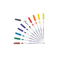 edding 4-4600999  4600 Textilstift 10er-Faltschachtel sortiert