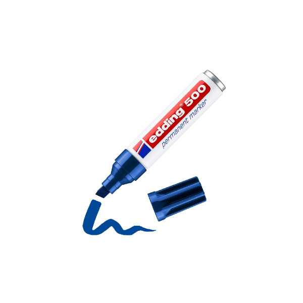 edding 4-500003  500 Permanentmarker blau