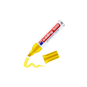 edding 4-500005  500 Permanentmarker gelb