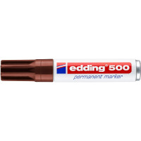 edding 4-500007  500 Permanentmarker braun
