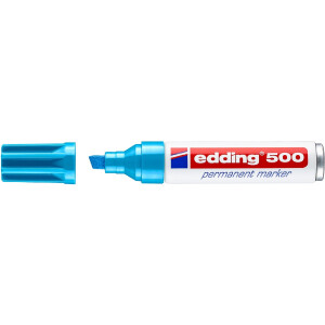 edding 4-500010  500 Permanentmarker hellblau