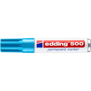 edding 4-500010  500 Permanentmarker hellblau