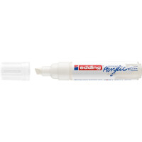 edding 4-5000922  5000 Acrylmarker breit verkehrsweiß