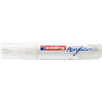 edding 4-5000922  5000 Acrylmarker breit verkehrsweiß