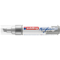 edding 4-5000923  5000 Acrylmarker breit silber