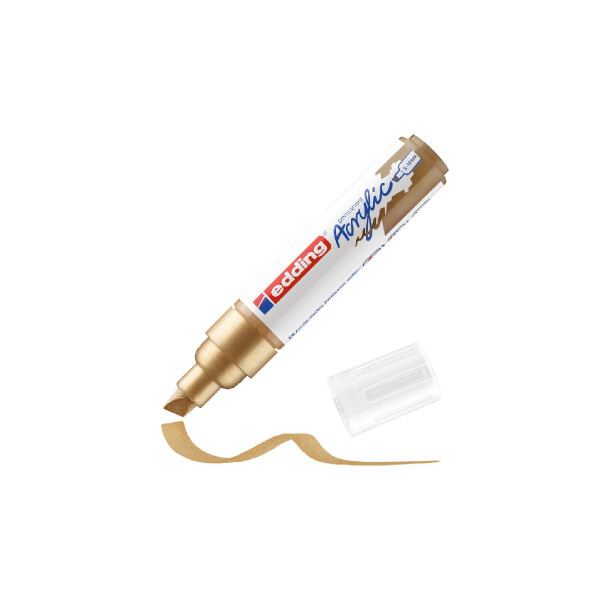 edding 4-5000924  5000 Acrylmarker breit reichgold
