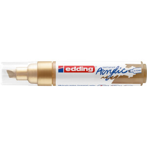 edding 4-5000924  5000 Acrylmarker breit reichgold