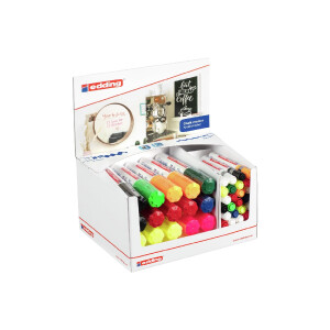 edding 4-50533  4090-4095 Kreidemarker 44er-Display sortiert