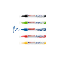 edding 4-5100-5  5100 Acrylmarker medium 5er-Set sortiert basic