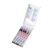 edding 4-5100-5-999  5100 Acrylmarker medium 5er-Set sortiert festlich