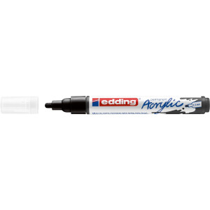 edding 4-5100901  5100 Acrylmarker medium schwarz