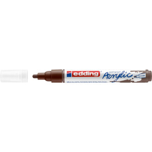 edding 4-5100907  5100 Acrylmarker medium schokoladenbraun