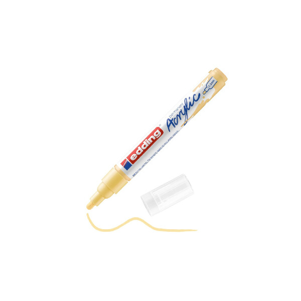 edding 4-5100915  5100 Acrylmarker medium pastellgelb