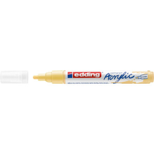 edding 4-5100915  5100 Acrylmarker medium pastellgelb