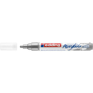edding 4-5100923  5100 Acrylmarker medium silber