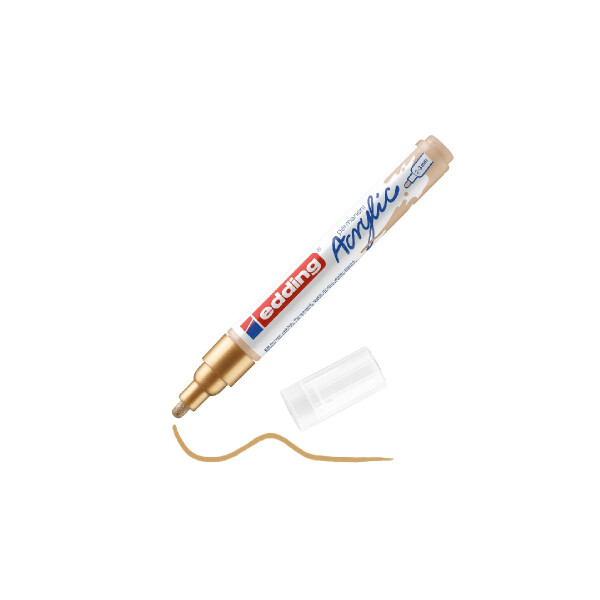 edding 4-5100924  5100 Acrylmarker medium reichgold